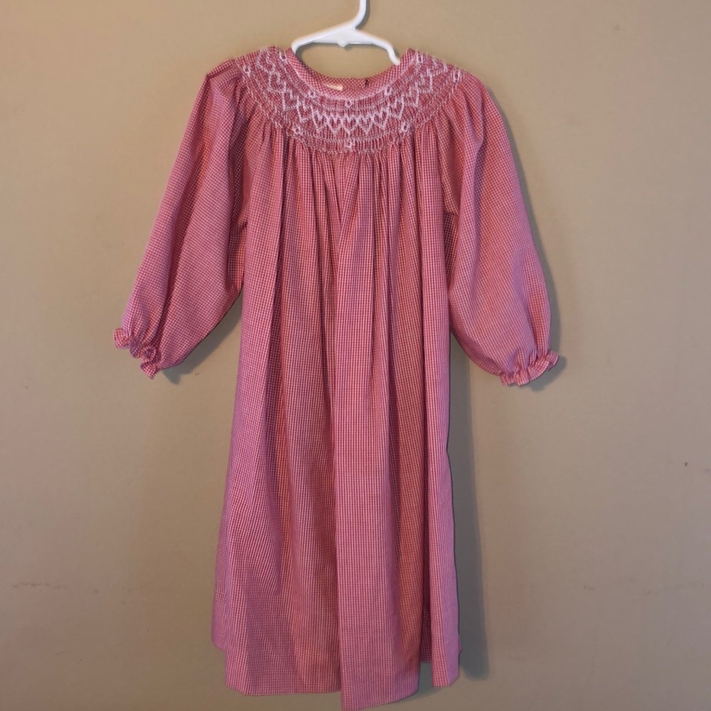 Size 4 Smocked Red Dress Royal Child Hearts